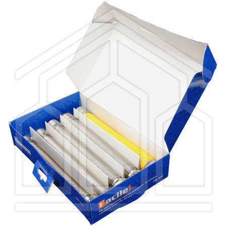 KIT FLESSIBILI ALLACCIAMENTO GAS E ACQUA - 1/2" / 3/4" MF - L 200 ÷ 400 mm