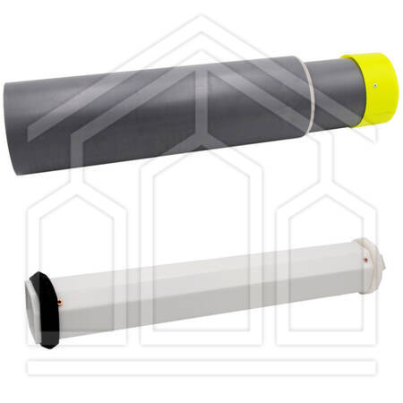 TUBO TELESCOPICO DI PROTEZIONE DA 500 A 800 mm IN PVC - Ø 110