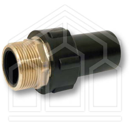 RACCORDO DI TRANSIZIONE PE-AD/OTTONE - 1/2"