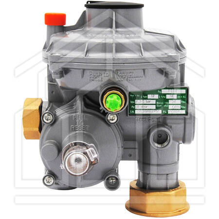 REGOLATORE PER GAS Mod. FE 10 "S" - IN 3/4" F - OUT 1" 1/4 F - portata 10 kg/h