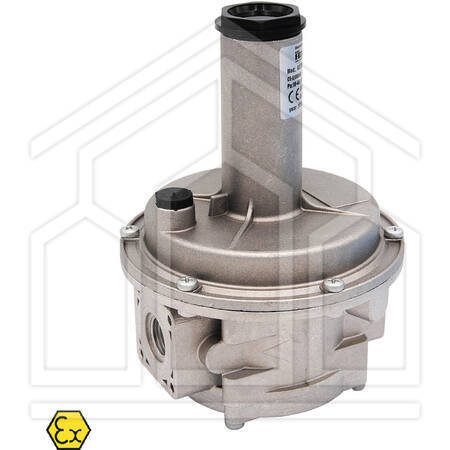 REGOLATORE DOPPIA MEMBRANA A CHIUSURA SENZA FILTRO Mod. RG/2MC - attacchi 2" FF