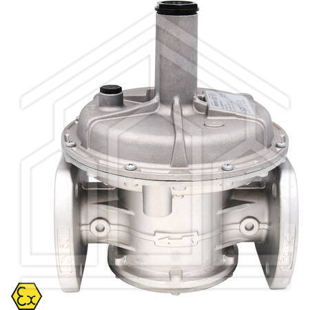 REGOLATORE DOPPIA MEMBRANA A CHIUSURA SENZA FILTRO Mod. RG/2MC - attacchi DN 80 PN 16