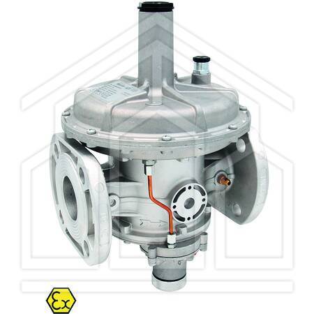 REGOLATORE DI PRESSIONE A DOPPIA MEMBRANA MONOSTADIO Mod. RG/2MB-Z - attacchi DN 80 PN 16