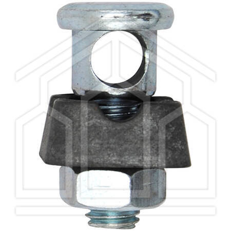 MORSETTO A QUATTRO VITI PER PALO TERRA RAMATO