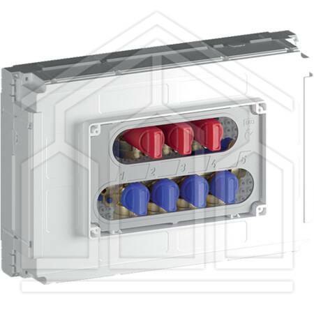 K4.3 KIT COLLETTORE SANITARIO CALDA/FREDDA MULTI-INTERCETTAZIONE 3+4 F13