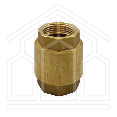 3500 VALVOLA RITEGNO YACHT F-F OTTURATORE NYLON 1" ISO228