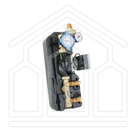 4744 GRUPPO IDRAULICO SINGOLO POMPA GRUNDFOS UPM3 SOLAR 15-75 HE  IMPIAN. SOLARI 1-10 L/MIN
