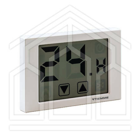 9582U UMIDOSTATO ELETTRONICO DA PARETE TOUCHSCREEN BIANCO 230 VAC
