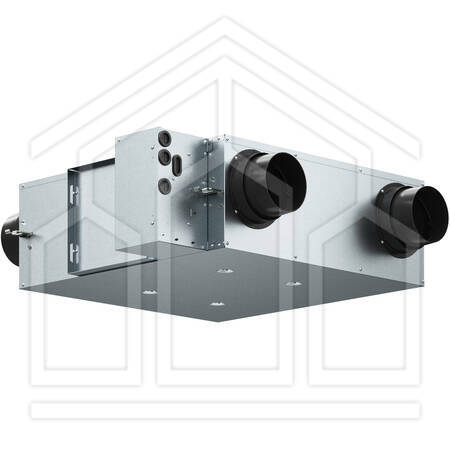 Recuperatore di calore da 250 mc/h