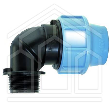 1008 DELTONE GOMITO 90° MASCHIO ø25x3/4"M POLIPROPILENE