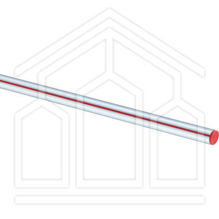 Tubo 28x1,5 (240),mod.1103,acciaio/zincato