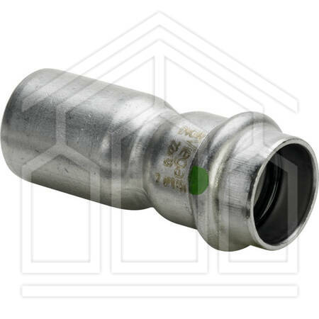 Manicotto di riduzione 35x28,mod.23151,acciaio inox/lucido