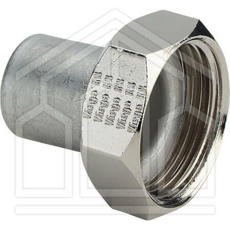 Bocchettone 18x3/4,mod.2364,acciaio inox/lucido