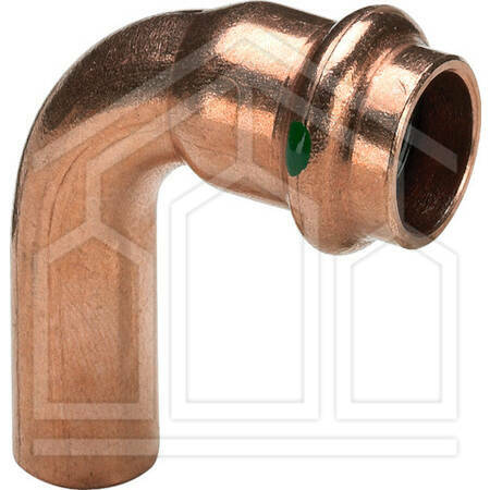 Curva a 90° 22,mod.24161,rame/lucido