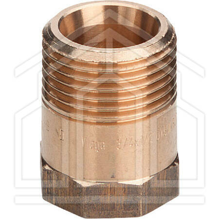 Nipplo 1 1/4x1,mod.3243,bronzo/lucido