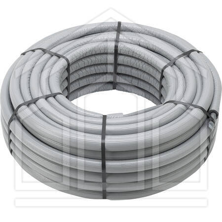 Tubo multistrato 20x2,8,mod.53025, plast.-MV PE-RT grigio