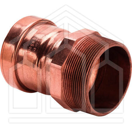 Manicotto 88,9x3,mod.2411XL,rame/lucido