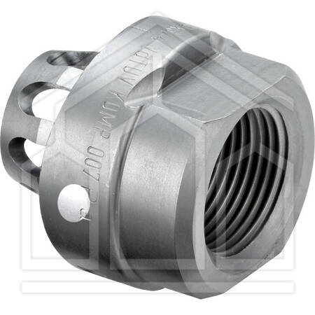 Inserto di presa con colleg. a pressare 5x3/4,mod.43122,acciaio/zincato