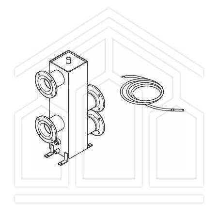 COLLETTORE BILANCIAMENTO PER CALDAIA CASCATA WH C 160