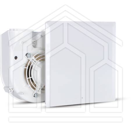 QE 100/60 LL TP HCS - aspiratore centrifugo modulare Quadro Evo, sezione motoventilante con cuscinetti a sfere, 2 velocità, Timer Evoluto e sensore umidità