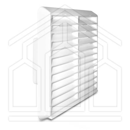 GRIGLIA ESTERNA ANTI-INSETTO BIANCA Ø150mm