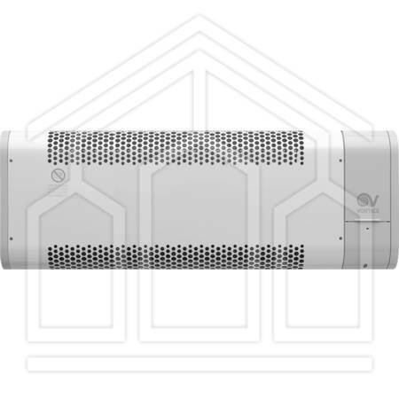 MICRORAPID T 2000-V0 - Termoventilatore per riscaldamento primario, installazione a parete, 800/1200/2000W, programmatore digitale