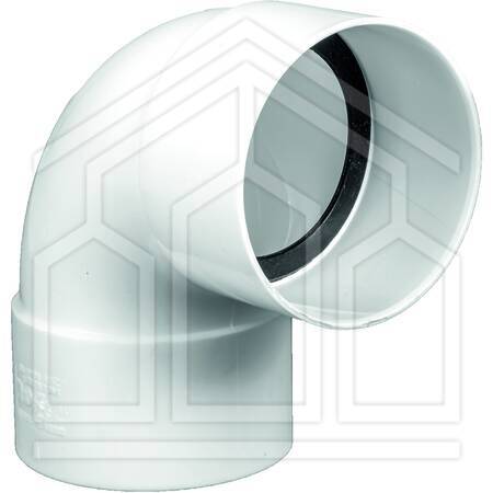 CURVA  A 90° PER TUBO CORRUGATO ø75x6mm