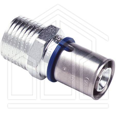 TIGRIS M1 RACCORDO DIRITTO MASCHIO ø63x2"M PRESSARE