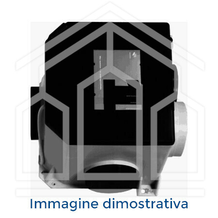 VORT HRI 200 PHANTOM BP H -  Unità centralizzata VMC con recuperatore di calore entalpico ad altissimo rendimento, montaggio in controsoffitto, involucro in lamiera. By Pass automatico.