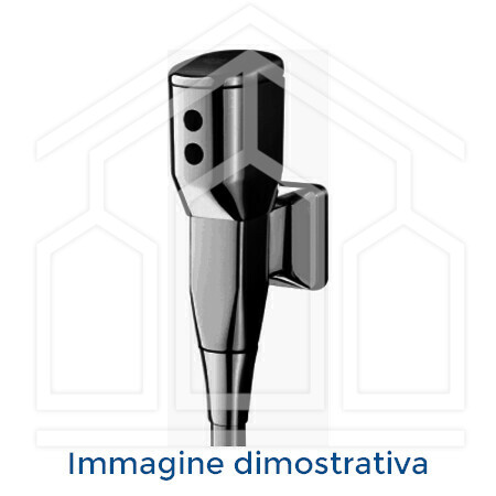 Dispositivo elettronico di risciacquo per orinatoi, a rete, Tipo30 , satinato/cromato/satinato