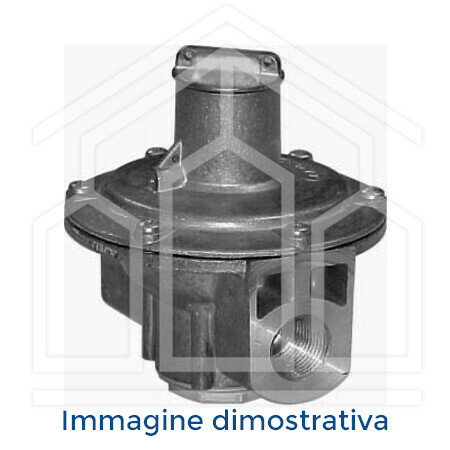REGOLATORE GAS SENZA FILTRO CON VALVOLA BLOCCO ø1.1/2" 5bar