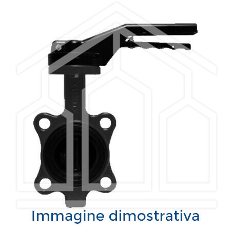 567 VALVOLA A FARFALLA PVC-U SF/EPDM ø140 CON LEVA MANUALE