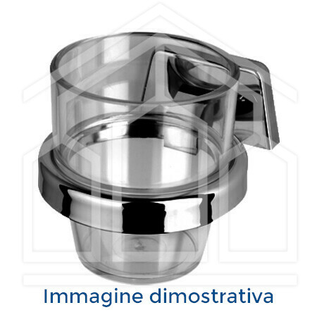 INDA Portabicchiere A32100 RAFFAELLA 3200 L15xH9xP13 Bro Ceramica