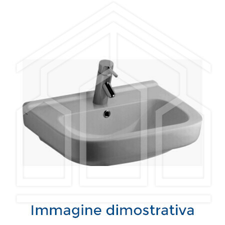 LAVABO SOTTOPIANO OVALE BIANCO LUCIDO